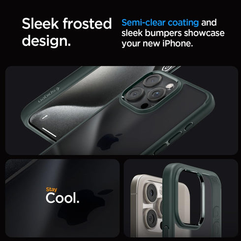 Spigen iPhone 15 PRO Case Ultra Hybrid FROST