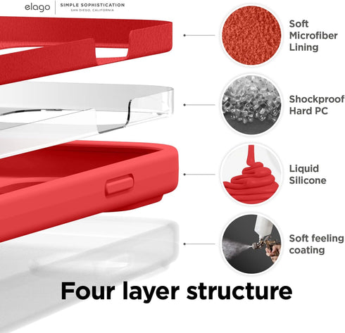 elago iPhone 14 Case Liquid Silicone