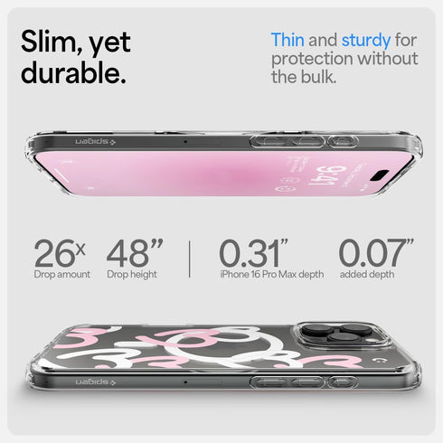 Spigen iPhone 16 Pro MAX Case Ultra Hybrid MAGFIT HEARTS