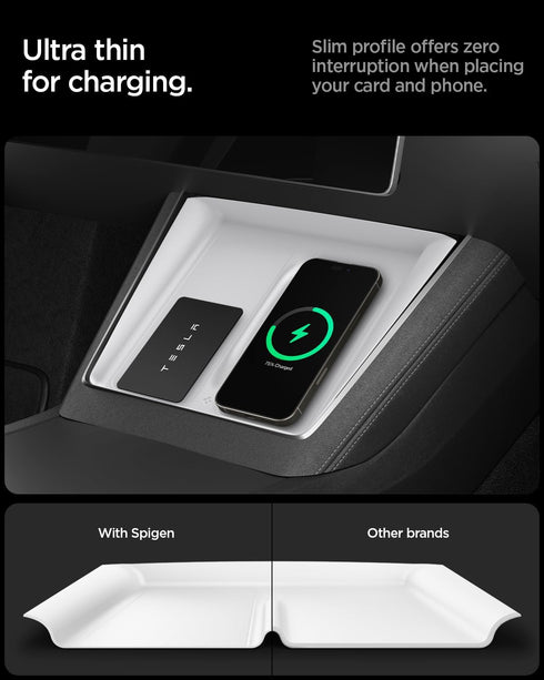 Spigen Tesla Model Y Juniper(2026/2025) Ultra-Thin Wireless Charging Pad