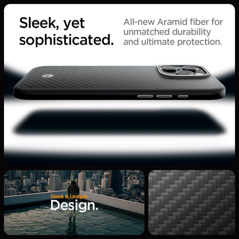 Spigen iPhone 16 PRO Case Enzo Aramid Fiber MAGFIT