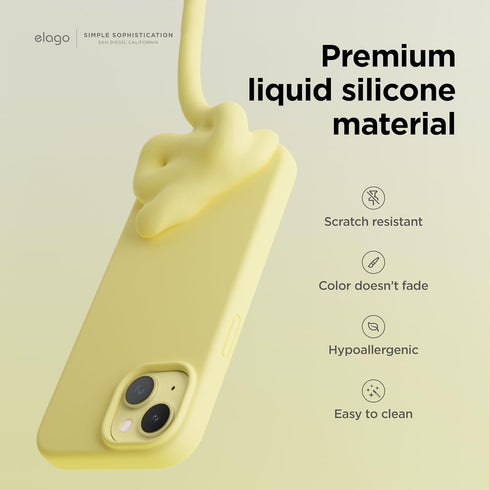 elago iPhone 15 Case Liquid Silicone
