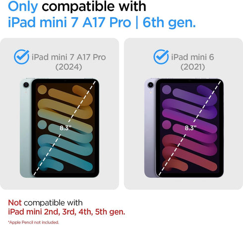 Spigen iPad Mini 7 (2024) / iPad Mini 6 (2021) Case Liquid Air Folio