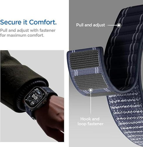 Spigen Apple Watch Band Series (49/46/45/44/42mm) WBF0 Fabric Strap