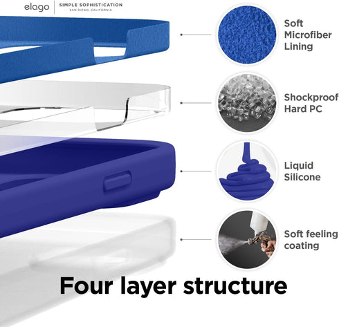 elago iPhone 14 Case Liquid Silicone