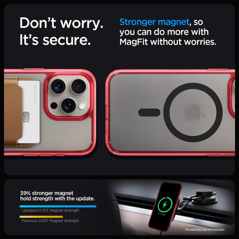 Spigen iPhone 15 PRO Case Ultra Hybrid MagFit FROST