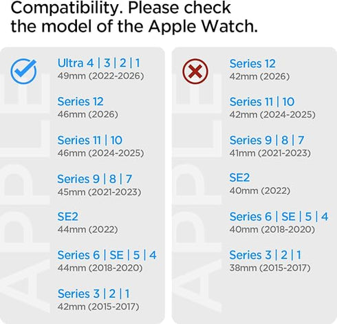 Spigen Apple Watch Band ULTRA 4/3/2/1 Athlex Air
