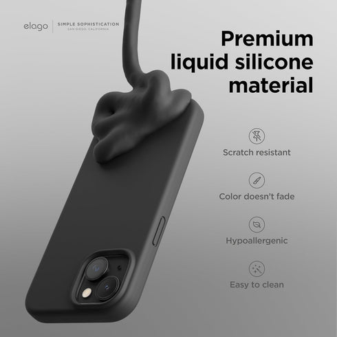 elago iPhone 15 Case Liquid Silicone