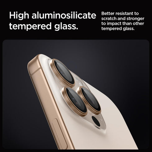 Spigen iPhone 16/15/14 Pro MAX / PRO series Camera Lens Screen Protector GLAStR EZ Fit Optik PRO