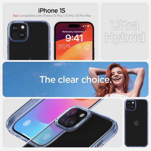 Spigen iPhone 15 PLUS Case Ultra Hybrid