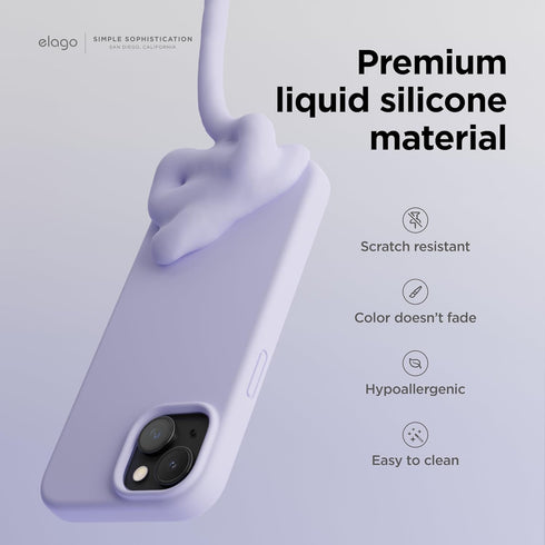 elago iPhone 15 Case Liquid Silicone
