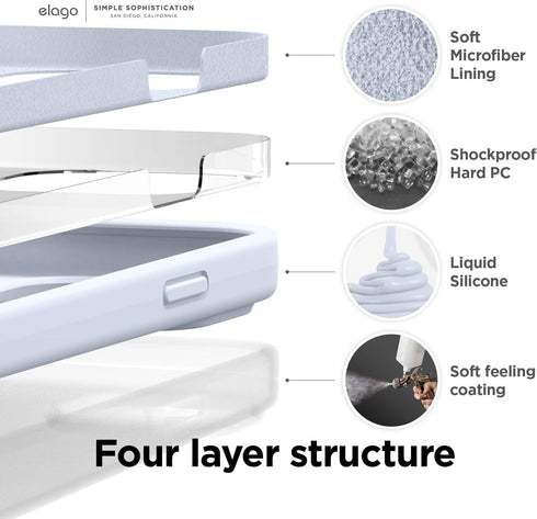 elago iPhone 14 Case Liquid Silicone