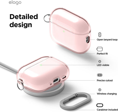 elago AirPods Pro 3 Case Clear Hang