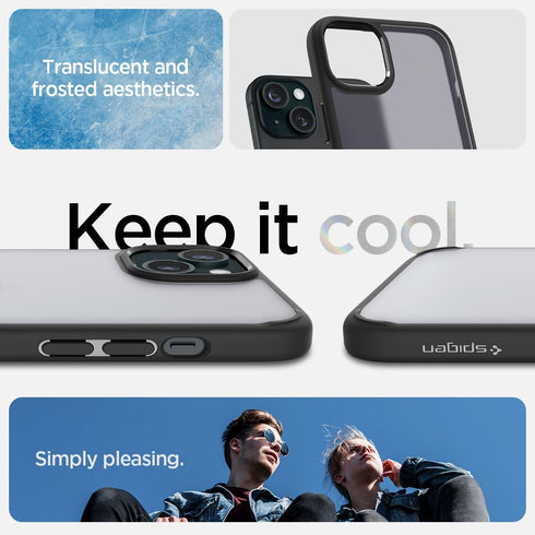 Spigen iPhone 15 Plus Case Ultra Hybrid FROST