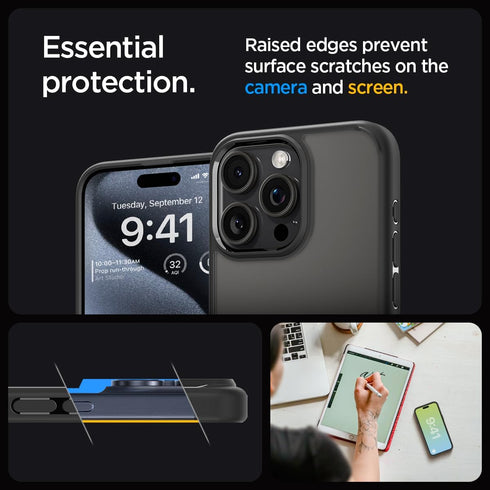 Spigen iPhone 15 Pro MAX Case Ultra Hybrid FROST