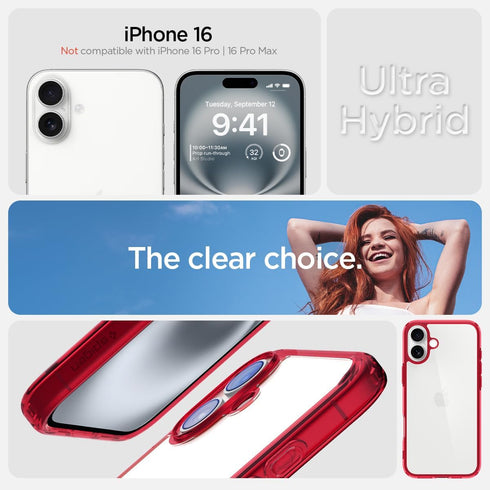 Spigen iPhone 16 Case Ultra Hybrid