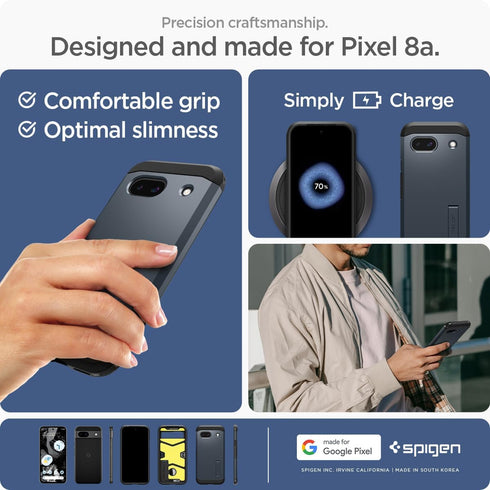 Spigen Google Pixel 8a Case Cover Tough Armor
