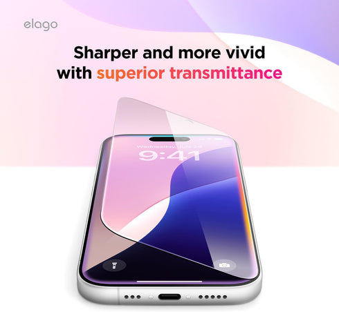 Elago iPhone 16 PLUS Tempered Glass Screen Protector PRIVACY