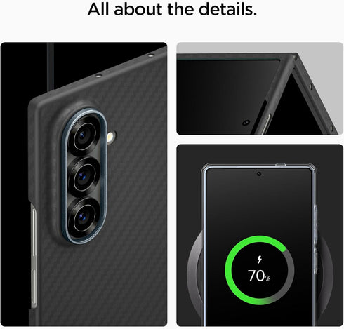 Spigen Samsung Galaxy Z Fold 7 Case Air Skin ARAMID FIBER