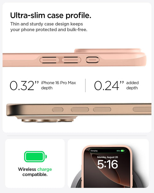 Spigen iPhone 16 Pro MAX Case Thin Fit MagFit
