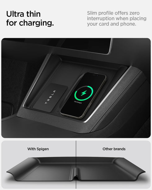 Spigen Tesla Model Y Juniper(2026/2025) Ultra-Thin Wireless Charging Pad