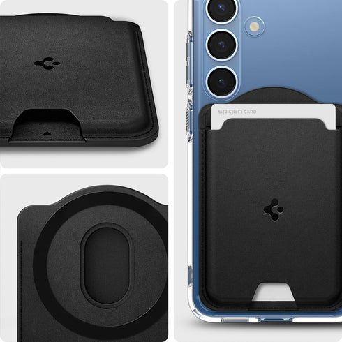 Spigen Samsung Galaxy S25 series Magnetic Wallet Card Holder Valentinus (MagFit)