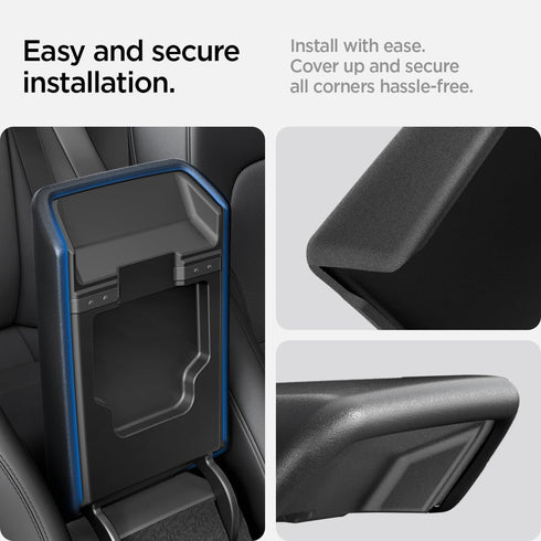 Spigen Tesla Model 3 (2025/2024) Highland / Model Y Juniper (2025 Refresh) Center Console Non-Slip Armrest Cushion Cover