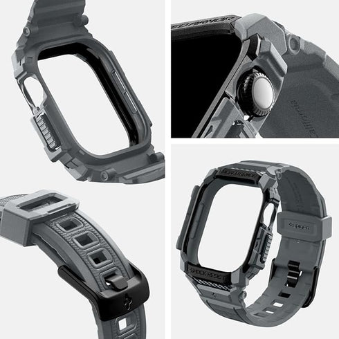 Spigen Apple Watch 10 (46mm) Band with Case Rugged Armor PRO