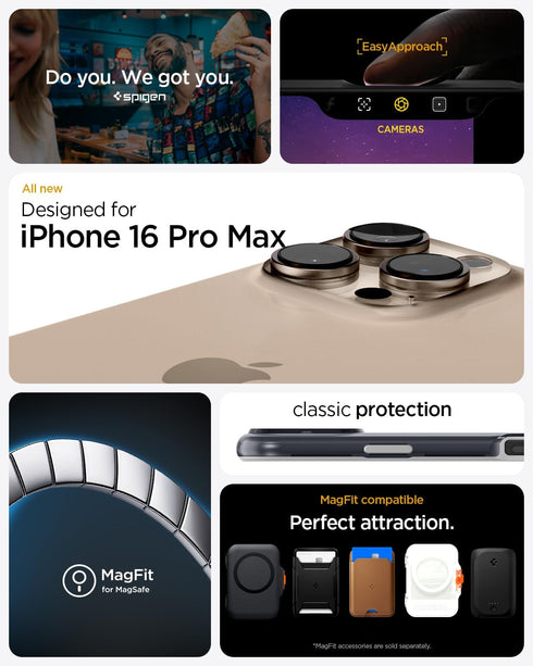 Spigen iPhone 16 Pro MAX Case Classic C1 (MagFit)