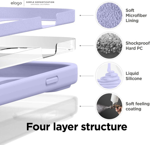 elago iPhone 14 Case Liquid Silicone