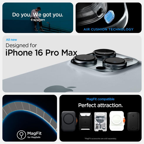 Spigen iPhone 16 Pro MAX Case Ultra Hybrid T MAGFIT FROST
