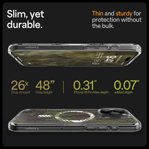 Spigen iPhone 16 Pro MAX Case Ultra Hybrid MAGFIT CAMO