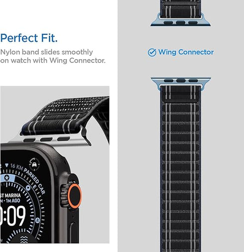 Spigen Apple Watch Band Series (49/46/45/44/42mm) WBF0 Fabric Strap