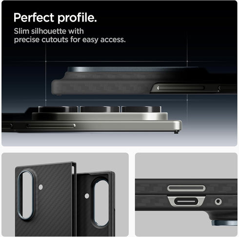 Spigen Samsung Galaxy Z Fold 7 Case Air Skin ARAMID FIBER