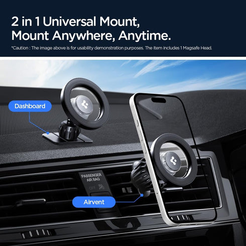 Spigen Air Vent Car Mount compatible with MagSafe