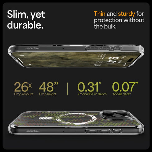 Spigen iPhone 16 PRO Case Ultra Hybrid MAGFIT CAMO