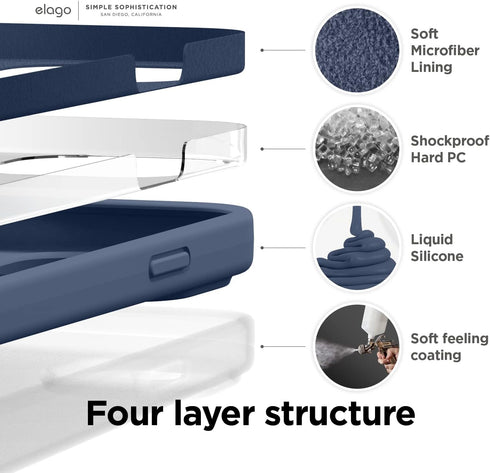 elago iPhone 14 Case Liquid Silicone