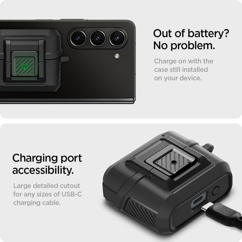 Spigen Samsung Galaxy Buds 3 / 3 PRO Case Lock Fit