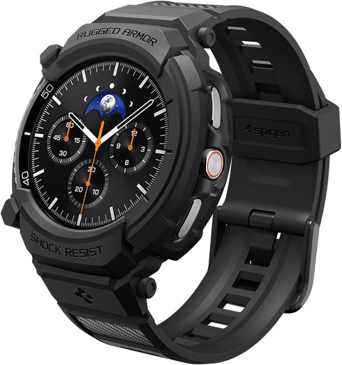 Spigen Samsung Galaxy Watch 8 Classic (46mm) Band with Case Rugged Armor Pro
