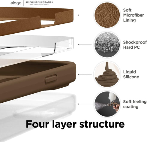 elago iPhone 14 Case Liquid Silicone