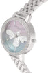 Olivia Burton Sparkle Bee Ombre, Pink Dial Stainless Steel & Stone Bracelet (30mm)