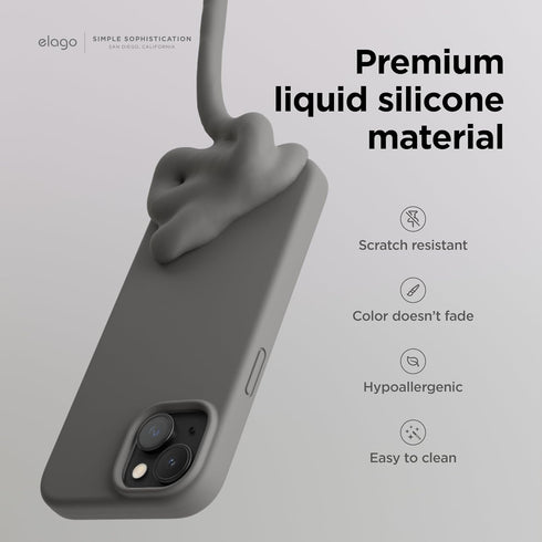 elago iPhone 15 Case Liquid Silicone
