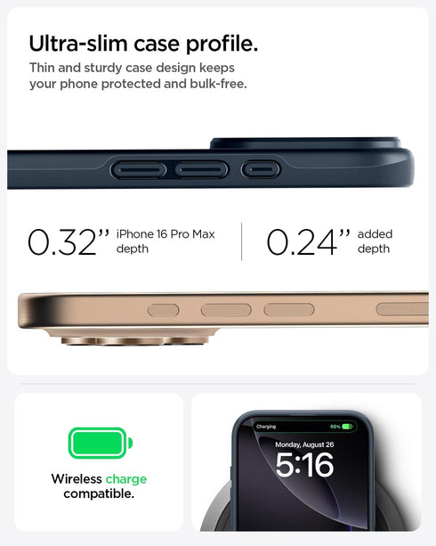 Spigen iPhone 16 Pro MAX Case Thin Fit MagFit