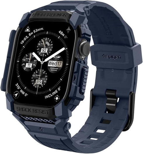 Spigen Apple Watch 10 (42mm) Band with Case Rugged Armor PRO