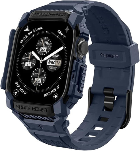 Spigen Apple Watch 10 (46mm) Band with Case Rugged Armor PRO