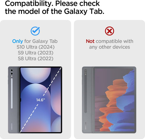 Spigen Samsung Galaxy Tab S10 ULTRA / Tab S9 ULTRA / Tab S8 ULTRA Case Ultra Hybrid PRO