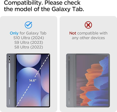 Spigen Samsung Galaxy Tab S10 ULTRA / Tab S9 ULTRA / Tab S8 ULTRA Case Ultra Hybrid PRO