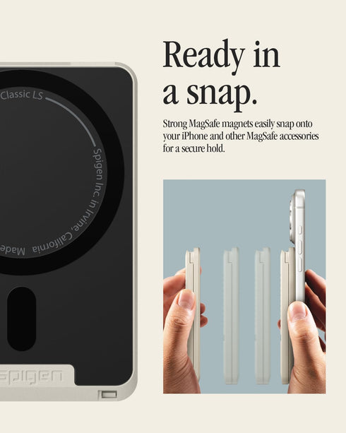 Spigen Classic LS Magnetic Card Holder (3 Cards) MagFit