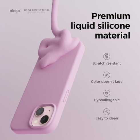 elago iPhone 15 Case Liquid Silicone