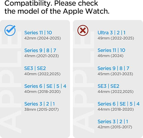 Spigen Apple Watch Band Series (42/41/40/38mm) Sleek Link Stainless Steel Strap